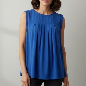 Merona pleated sleeveless blouse size S